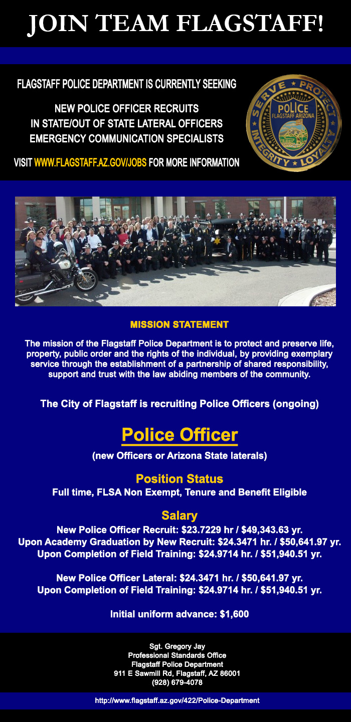 Flagstaff Police Department - Military Strategic