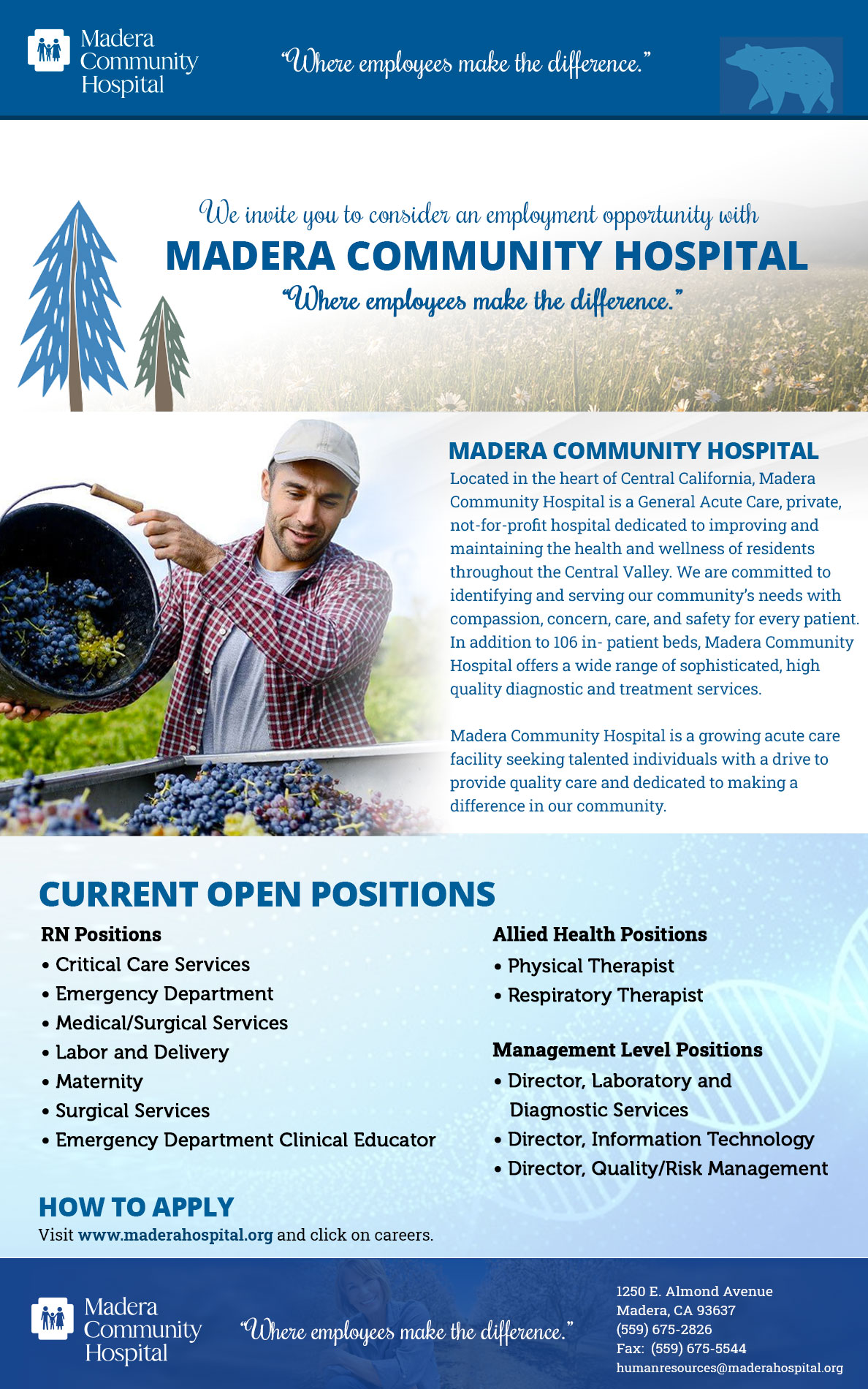 Madera community hospital jobs