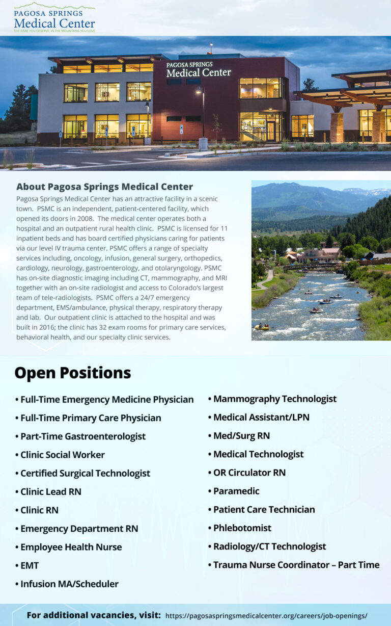 Pagosa Springs Medical Center - Military Strategic