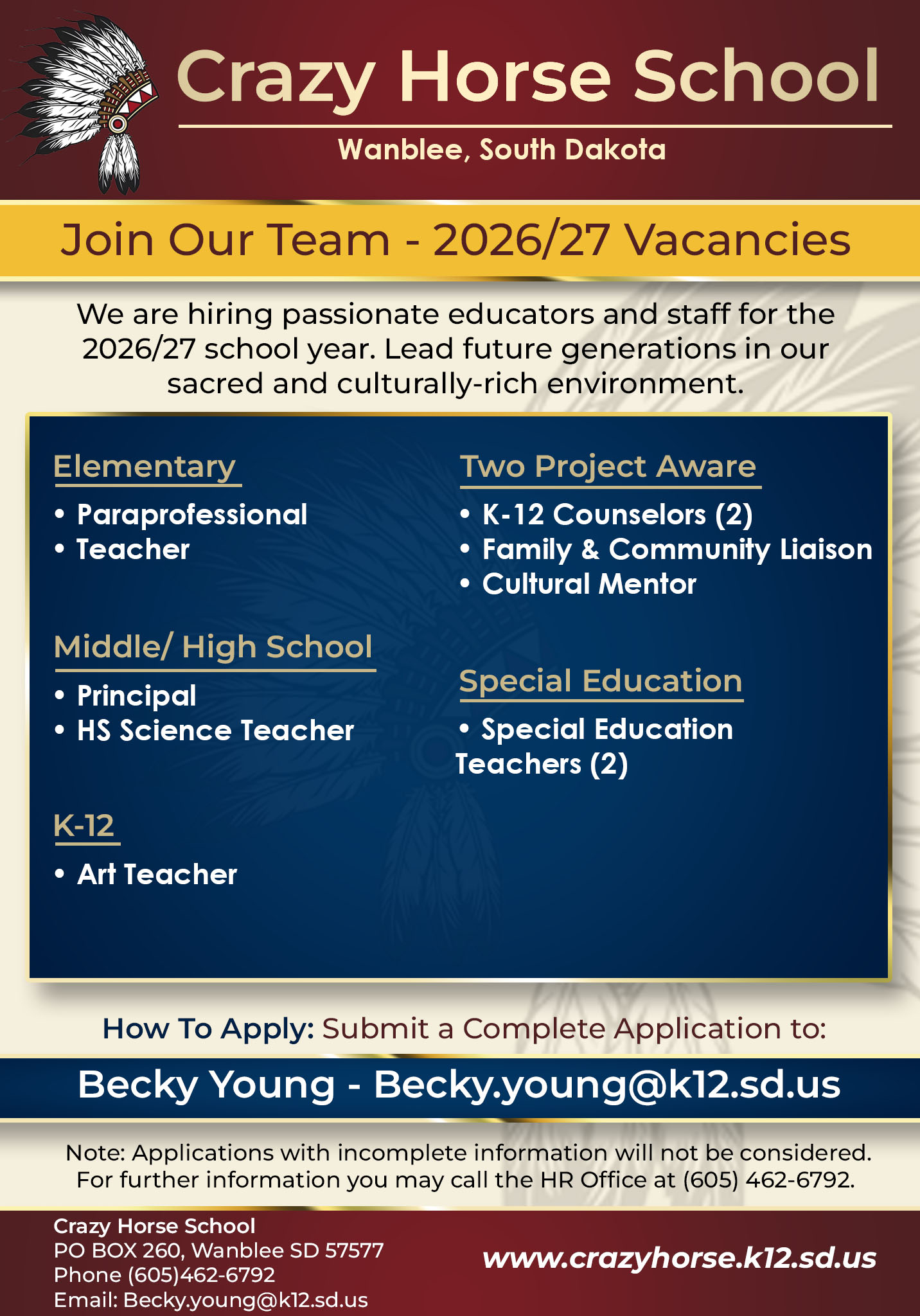 Crazy Horse School