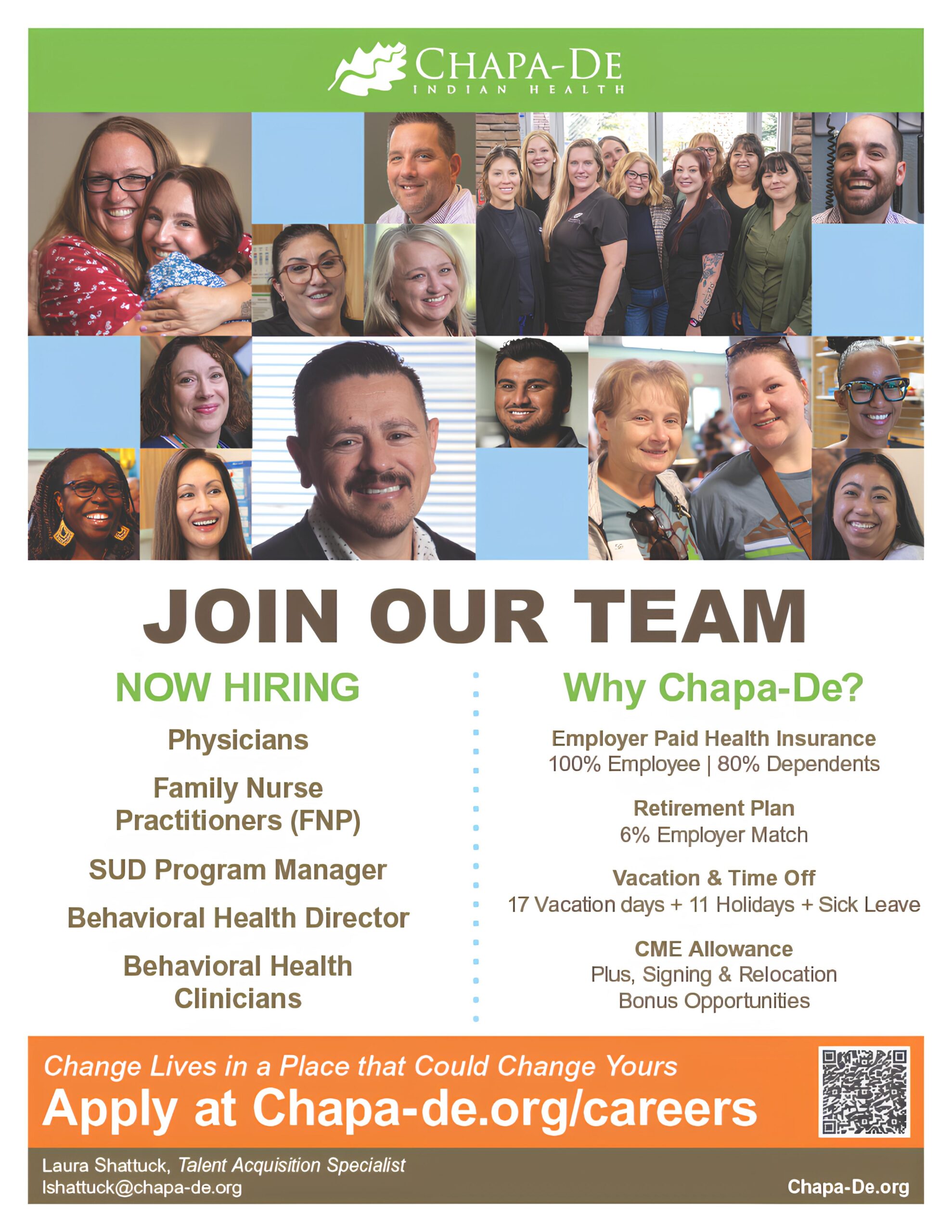 Recruitment Flyer - Chapa De Indian Health (1)